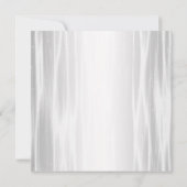 Robe de fête blanc Quinceanera Invitations (Dos)