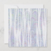 Robe de fête blanc Quinceanera Invitations (Dos)