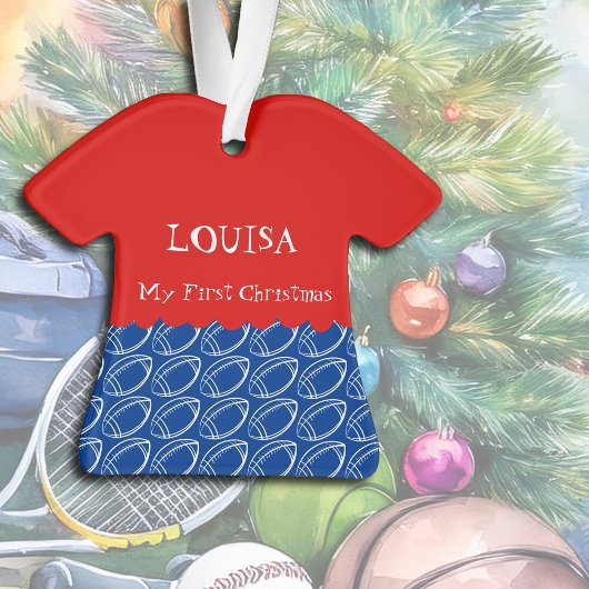 Robe de football de Noël de fille sportive