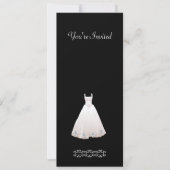 Robe de mariage avec des invitations de diamant (Devant)