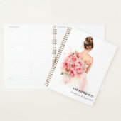 Robe de mariée aquarelle rose gênée Cadeau de douc (Devant avec enveloppe)