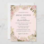 Robe de Mariée Fleur Rose Invitation à la Fête de  (Dos)