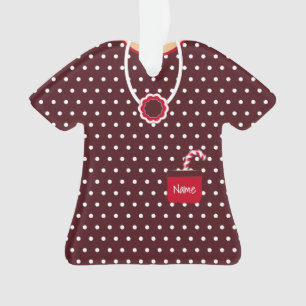 Robe de Noël pois personnalisée