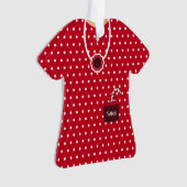 Robe de Noël Rouge & Blanc Personnalisée (devant)