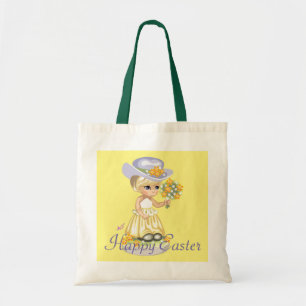 Robe de Pâques vintage Petite Fille & Sac fourre-t