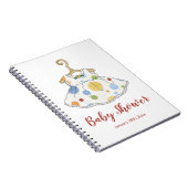 Robe de petite fille - Carnet de Baby shower (Côté Droit)