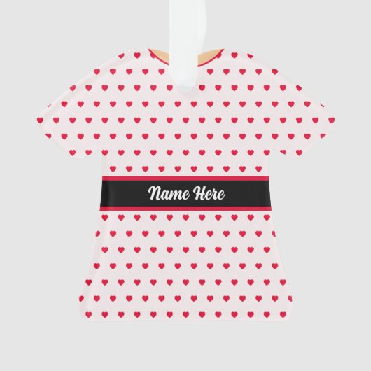 Robe de poupée en ruban Polka Dot Christmas TShirt (devant)