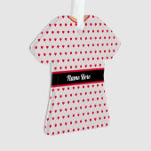 Robe de poupée en ruban Polka Dot Christmas TShirt (devant)