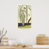 Robe de taffetas gris, door George Barbier Poster (Keuken)