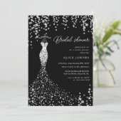 robe dorée invitation nuptiale (Debout devant)