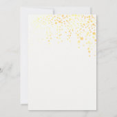 robe dorée invitation nuptiale (Dos)