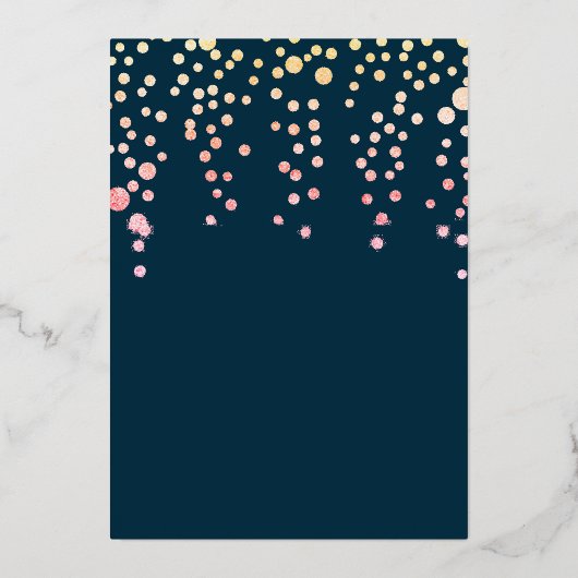 robe dorée nuptiale semelle invitation (Verso)