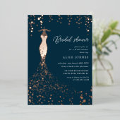 robe dorée nuptiale semelle invitation (Debout devant)