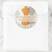 Robe Étiquettes de adresse de mode (Sac)