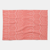 Robe Flapper Inspiré Coral Serviette de cuisine (Horizontal)