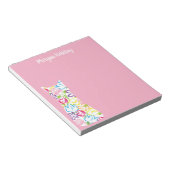 Robe Flore Shift Bloc-notes personnalisé (Incliné)