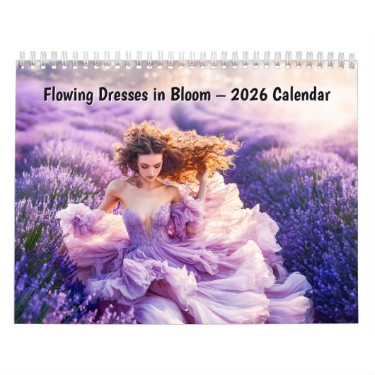 Robe fluides en fleurs – Calendrier 2026 (Protection)