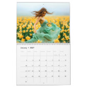 Robe fluides en fleurs – Calendrier 2026 (Jan 2027)