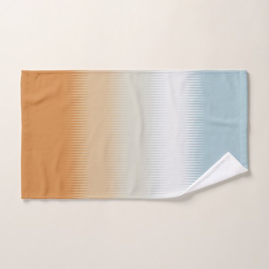 Robe gris gris clair orange (Serviette à main)