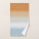 Robe gris gris clair orange (Serviette à main)