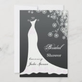 Robe mariage blanche sur Invitation en Fête de l'm (Devant)