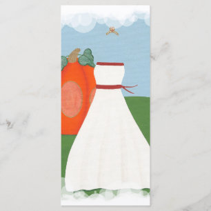 Robe Mariage princesse, cartes menu d'automne