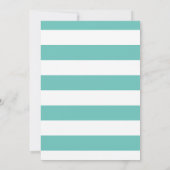 Robe Mariage turquoise Invitation de douche nuptia (Dos)
