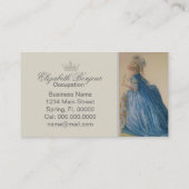 Robe Marie Antoinette ~ Carte de visite (Dos)