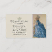 Robe Marie Antoinette - Carte de visite (Dos)