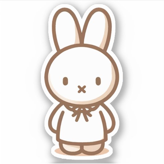 Robe mince en latte, Sticker en vinyle coupé sur m (Devant)