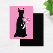 Robe noire avec Bouquet (Bureau)