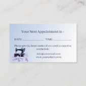 Robe nuptiale Changements Carte de rendez-vous ble (Dos)