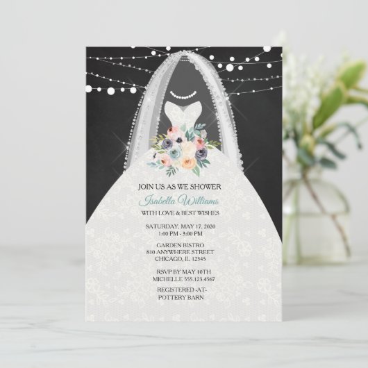 Robe nuptiale Rustique Chalk Invitation de la douc (Debout devant)