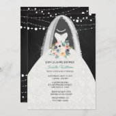 Robe nuptiale Rustique Chalk Invitation de la douc (Devant / Derrière)