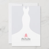 Robe Parties scintillant Faux sur Invitation Fête  (Dos)