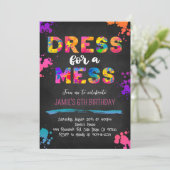 Robe pour une invitation de peinture de mess (Debout devant)