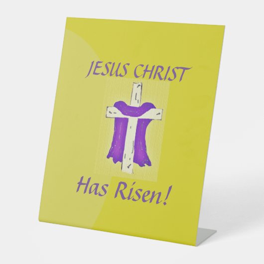 Robe pourpre sur le panneau du piédestal croisé (Recto)