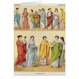 Robe romaine femelle