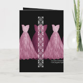 Robe ROSE - Faire-part de mariage BRIDESMAID (Dos)