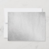 Robe rose Silver Sweet 16 Party Invitation (Dos)