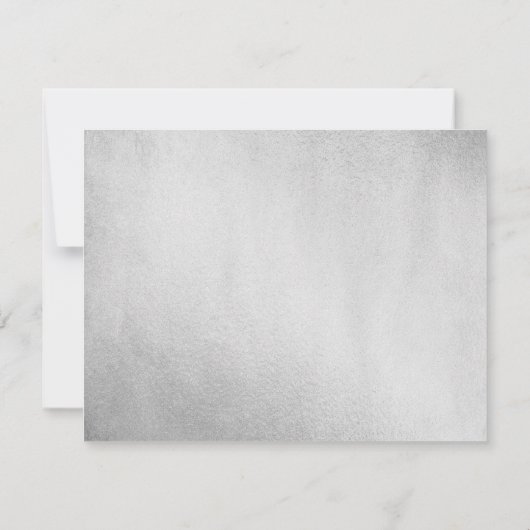 Robe rose Silver Sweet 16 Party Invitation (Dos)