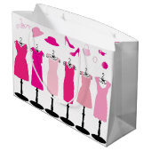 Robe rose V - Sac cadeau (Dos Angle)