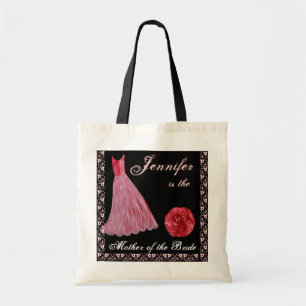 Robe ROUGE - mère du sac fourre-tout à coton de
