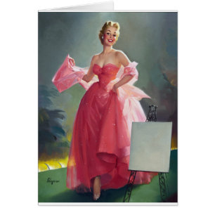Robe rouge vers le haut
