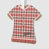 Robe rustique mignonne avec Figurine en dentelle r (devant)