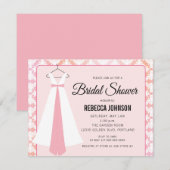 Robe Silhouette Rose & Corail Invitation à une Bab (Devant / Derrière)