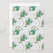 Robe Thème Douche nuptiale Invitations - Chic (Devant / Derrière)