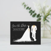 Robe & Tux - Enregistrer la date carte postale (Debout devant)