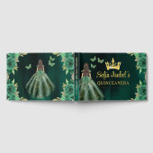 Robe verte Emeraude Florale Anniversaire Quinceane (Complet)