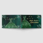 Robe verte Emeraude Florale Anniversaire Quinceane (Complet)